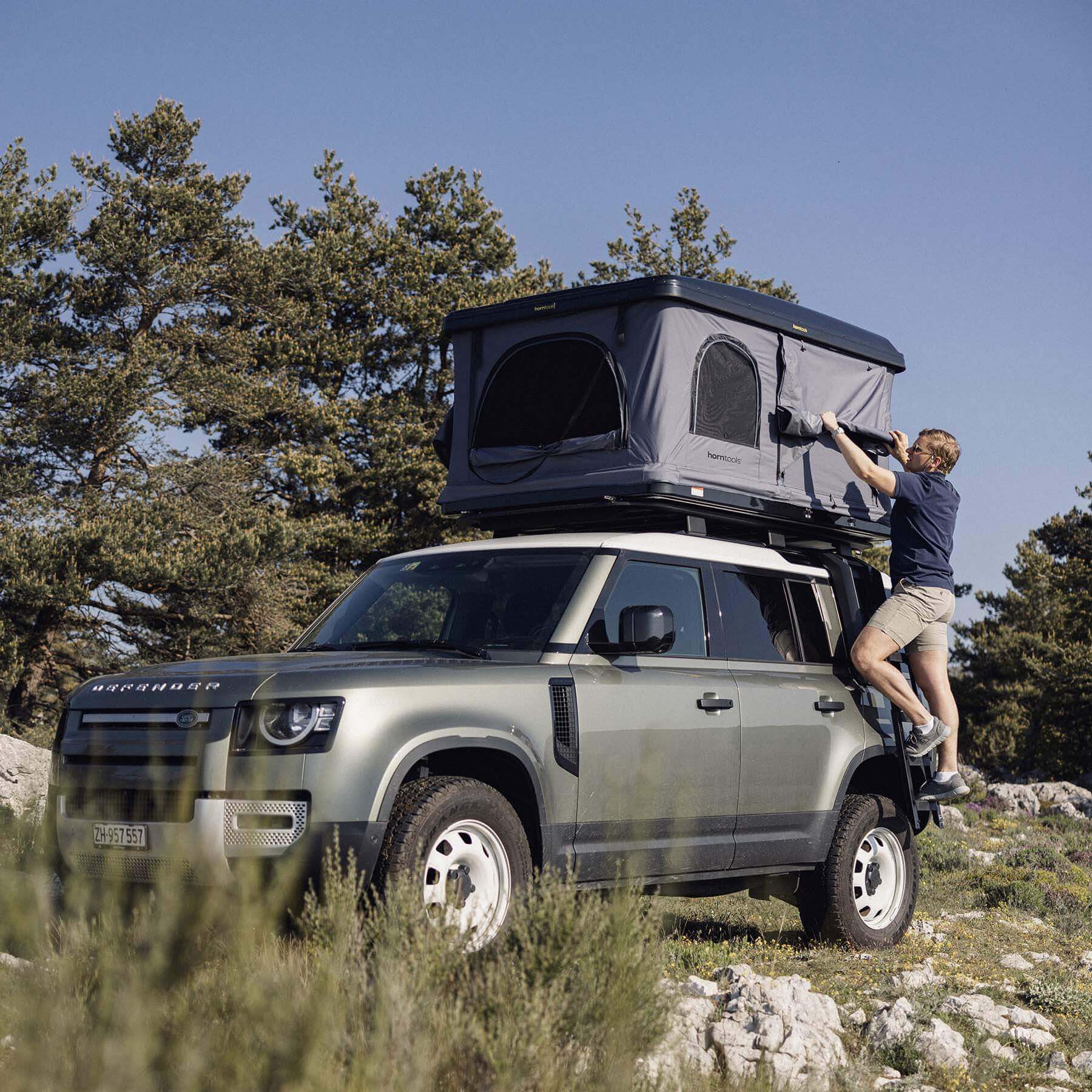 Dachzelt Hartschale Themis für 3 Personen - 165 cm