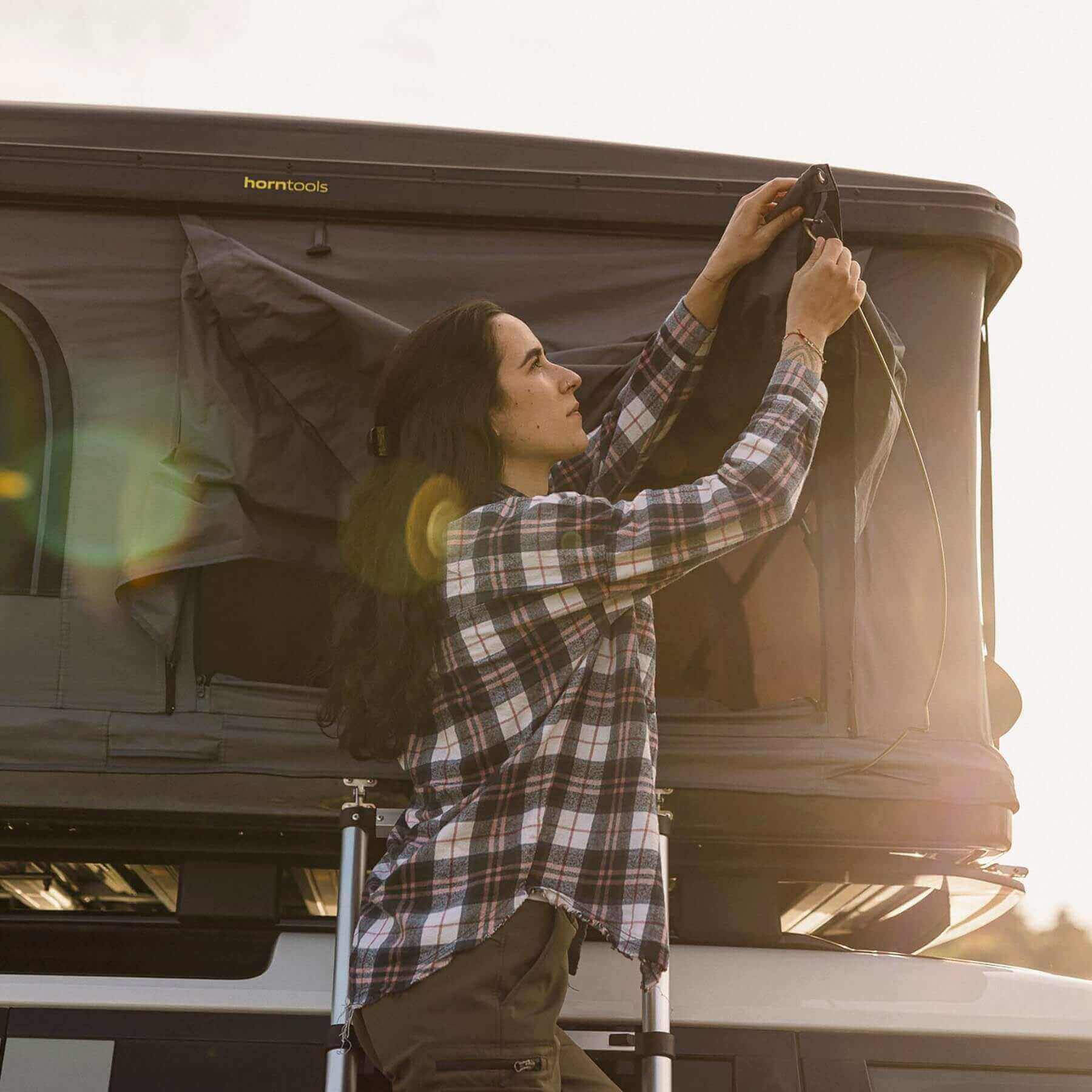 Dachzelt Hartschale Themis für 2 Personen - 140 cm