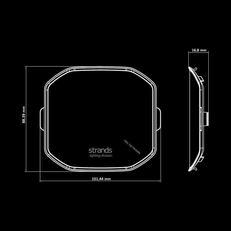 Strands Siberia X 4" Cover – Schwarz