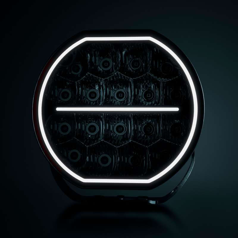 Strands Big Energy DRIVING LIGHT 9″ Orange / Weiß