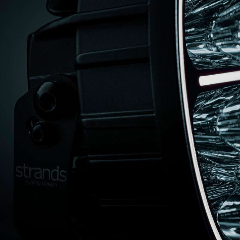 Strands Big Energy DRIVING LIGHT 9″ Orange / Weiß