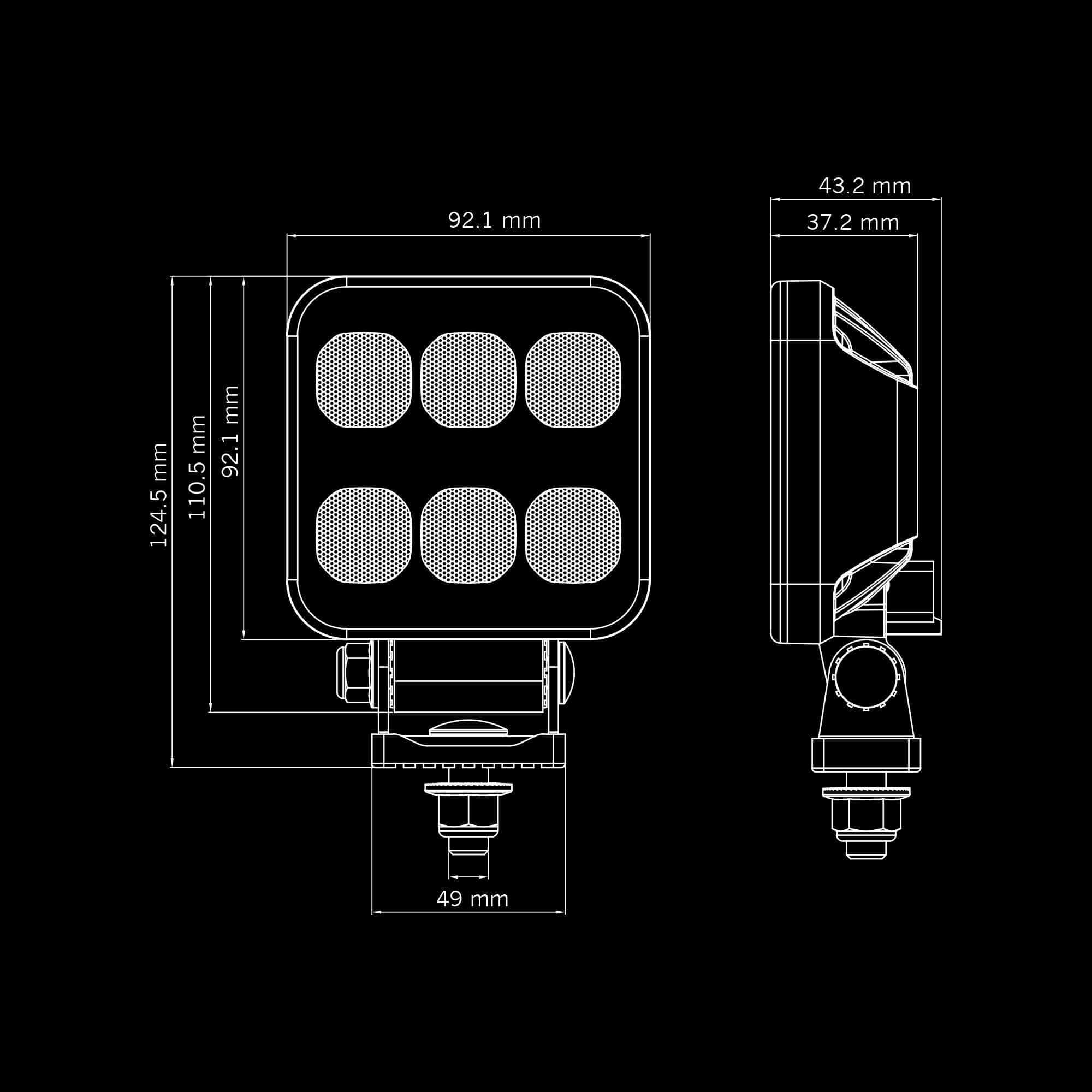 Strands DARK KNIGHT HARDCORE WORK LIGHT 32W