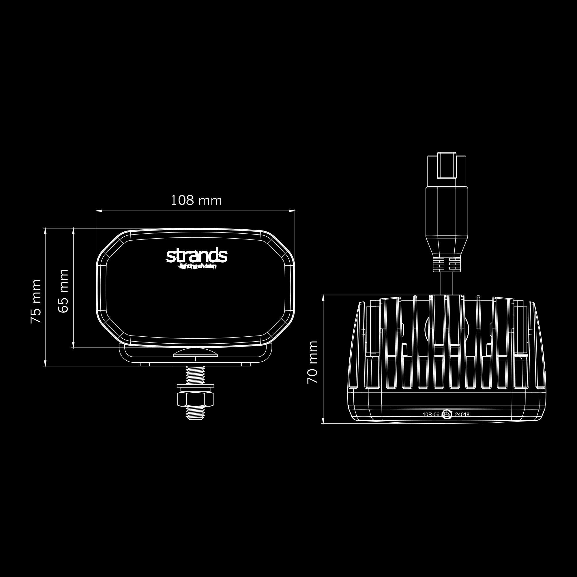 Strands FOR9T LIGHT POD DRIVING LIGHT 4″