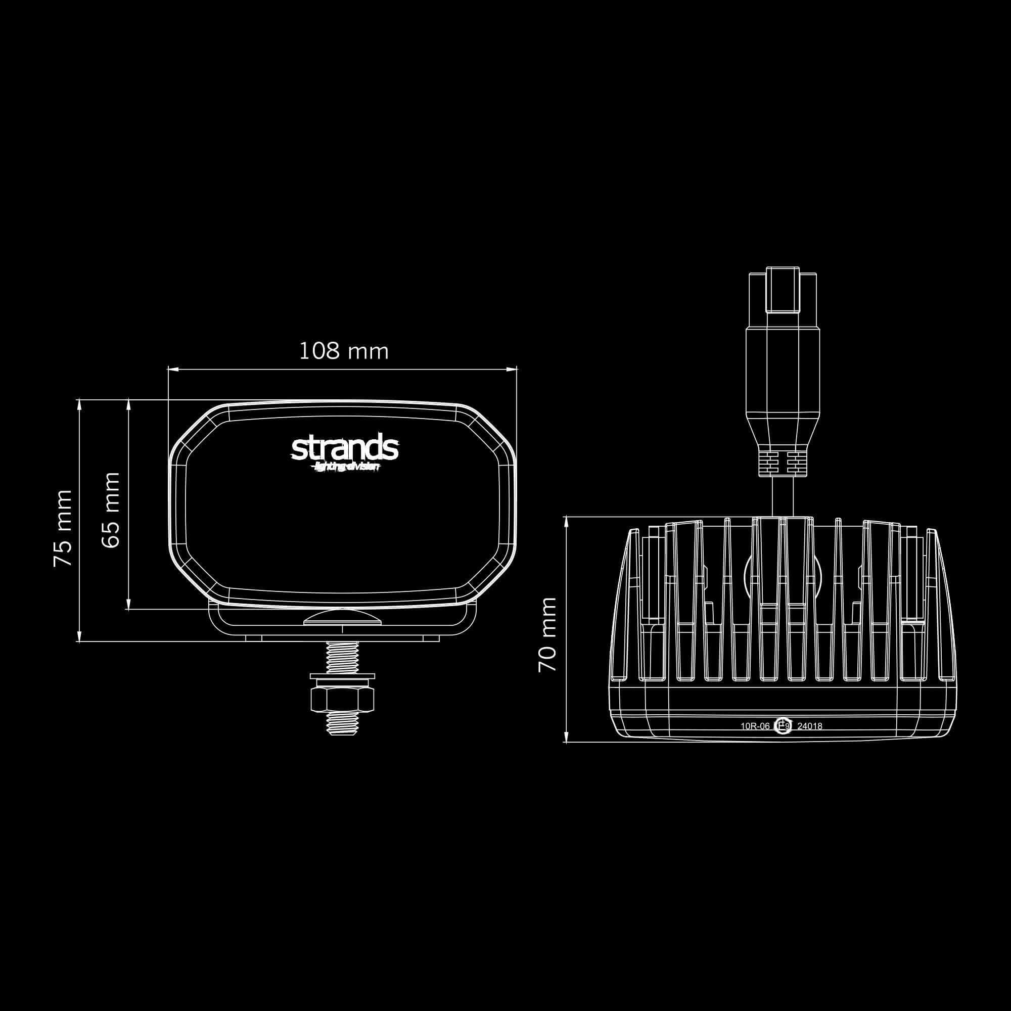 Strands FOR9T LIGHT POD DRIVING LIGHT 4″