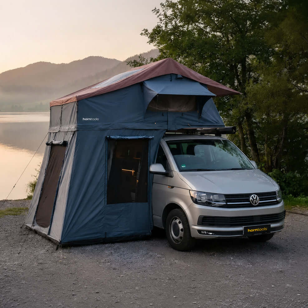 Dachzelt Elements Gen II für 3 Personen - 165 cm - Farbe Ocean