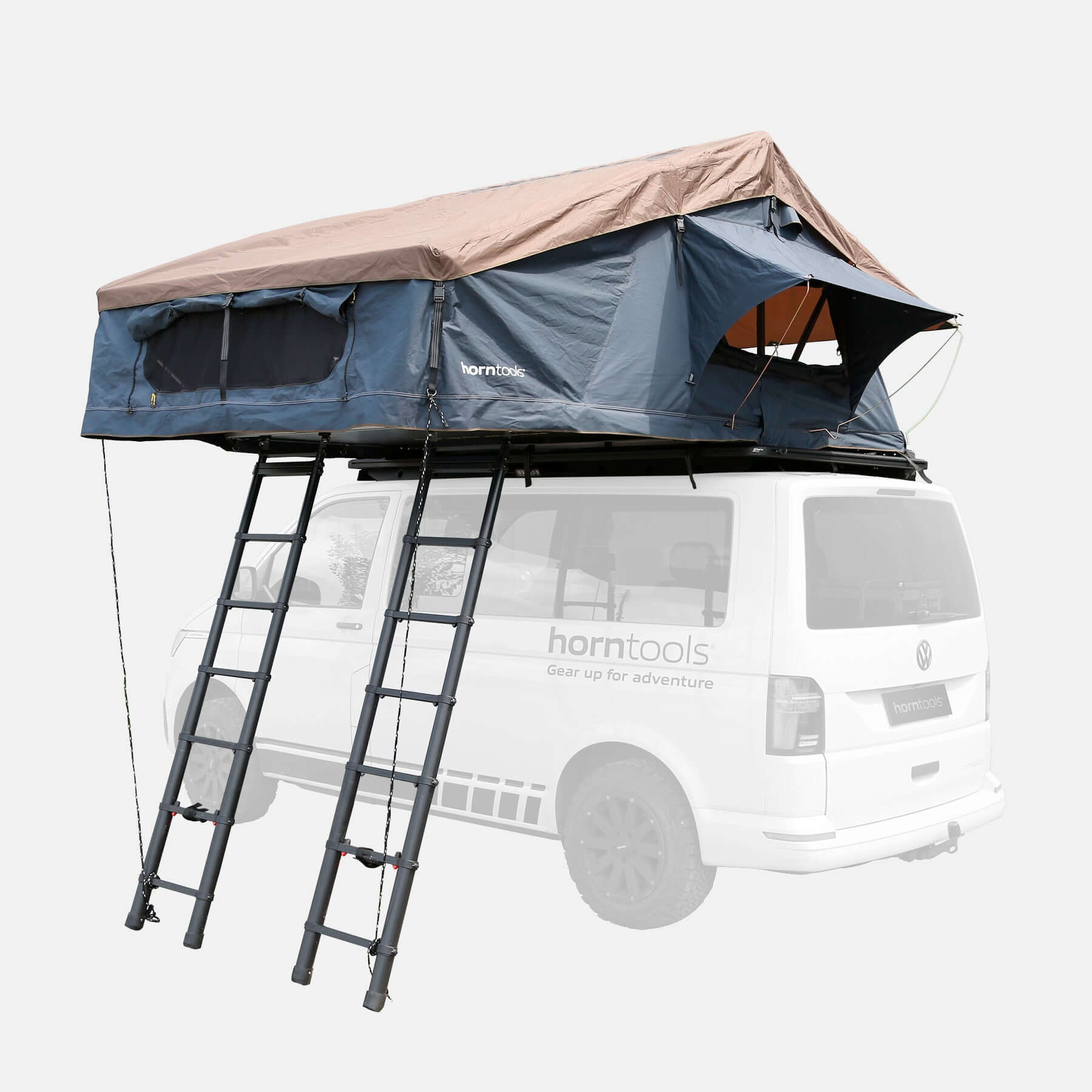 Roof tent Elements Gen II for 4 people - 220 cm - Ocean color