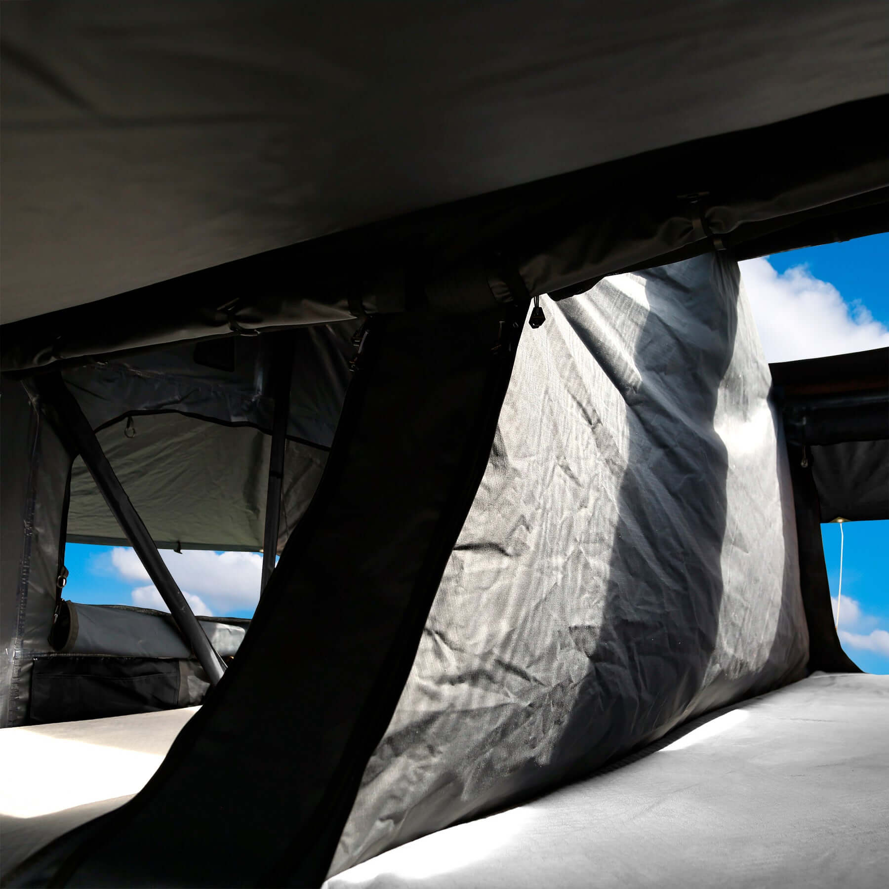 Dachzelt Elements Gen II für 4 Personen - 220 cm - Farbe Midnight Stone