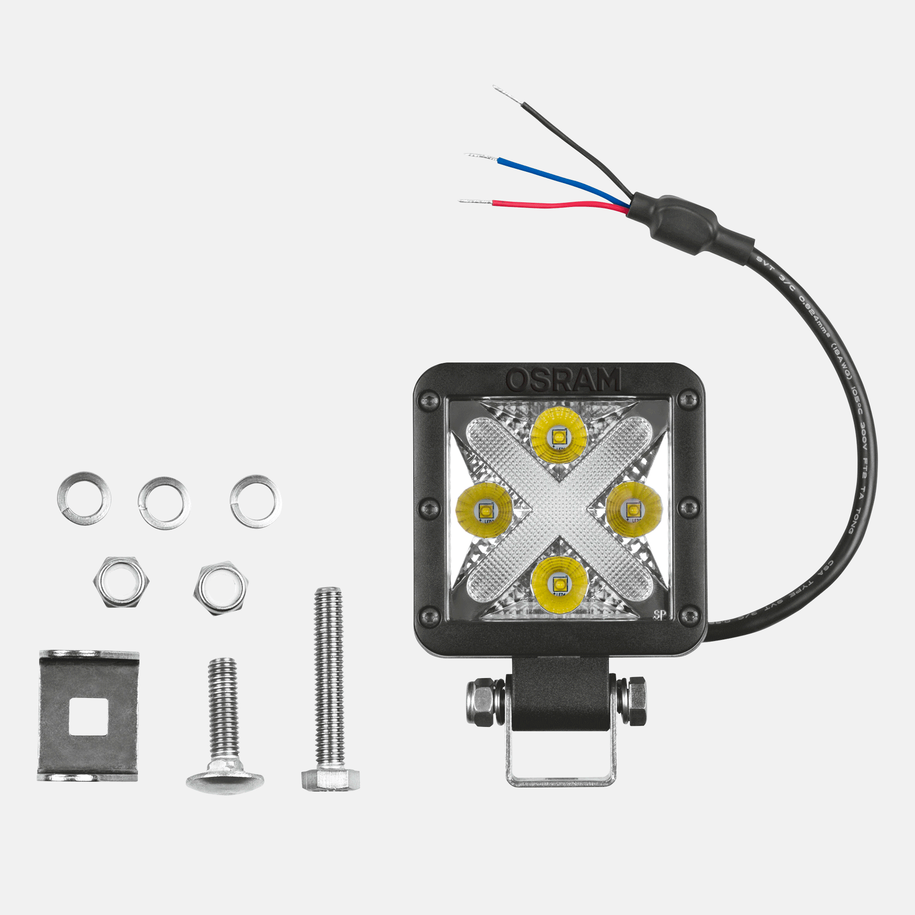 OSRAM LEDriving® Cube-X Wide & Accent mit Tagfahrlicht X SHAPE Arbeitsscheinwerfer Rückfahrscheinwerfer