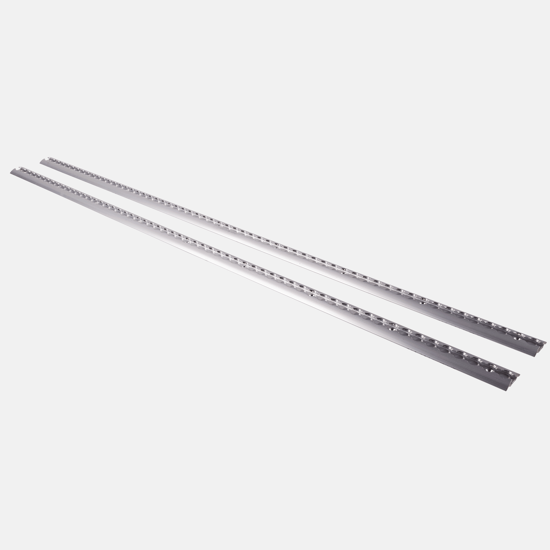 Montageset HPABACK03 airlinerail aluminium vierkant 2 stuks 12x65x1500 mm zilver