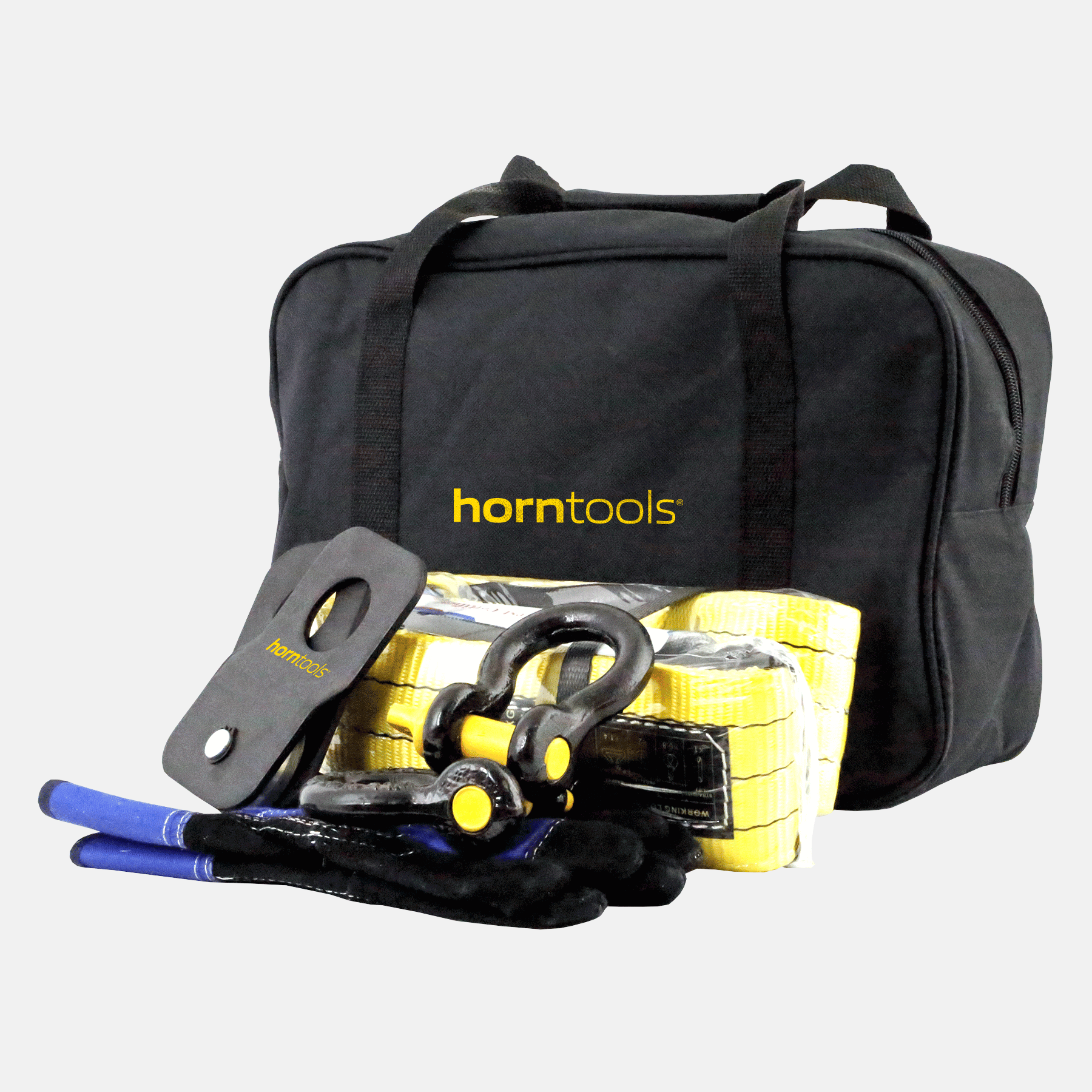 Recovery kit including accessories for a workload of up to 3.25 tons