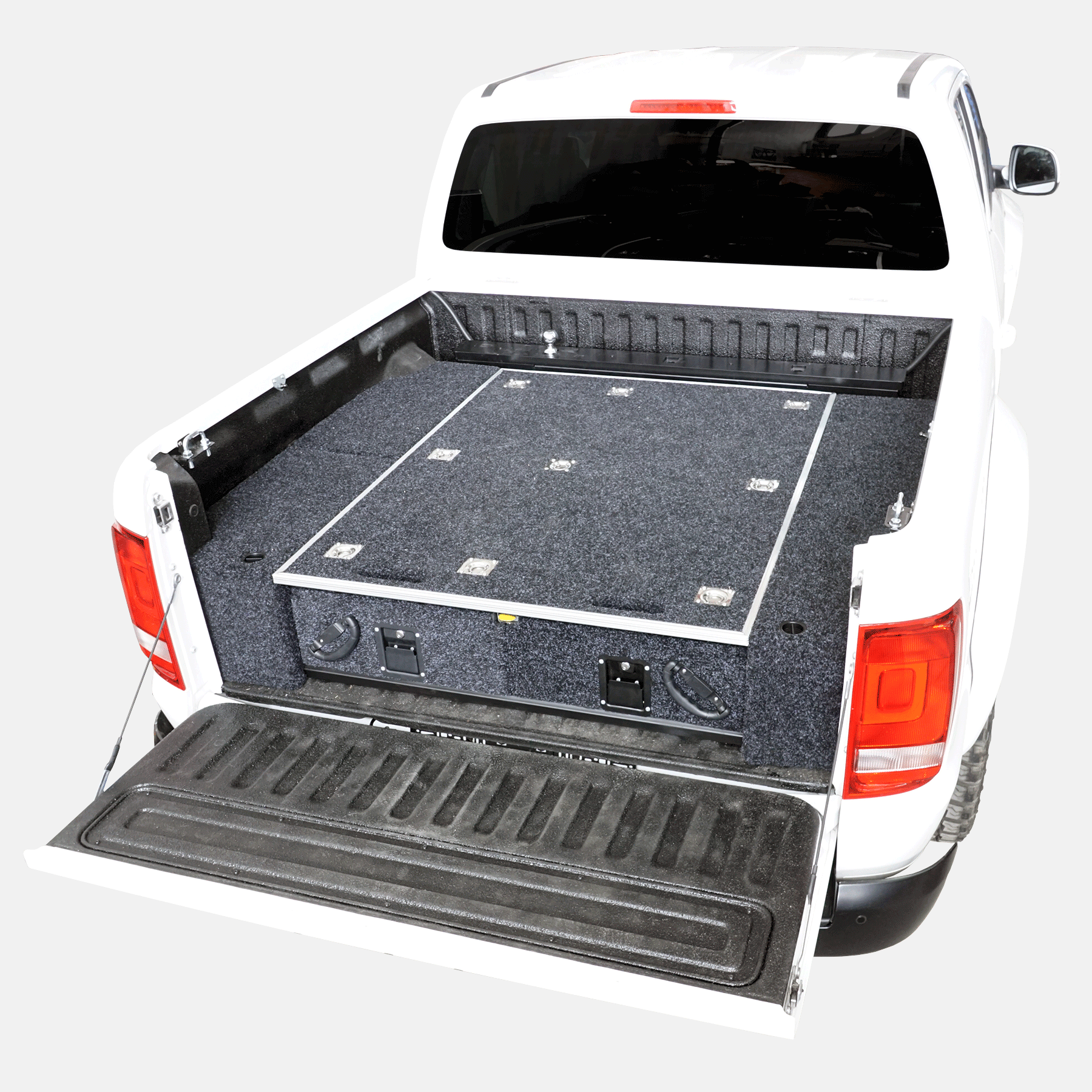 PickUp Schublade mit Zentral Top Auszug 130x100cm