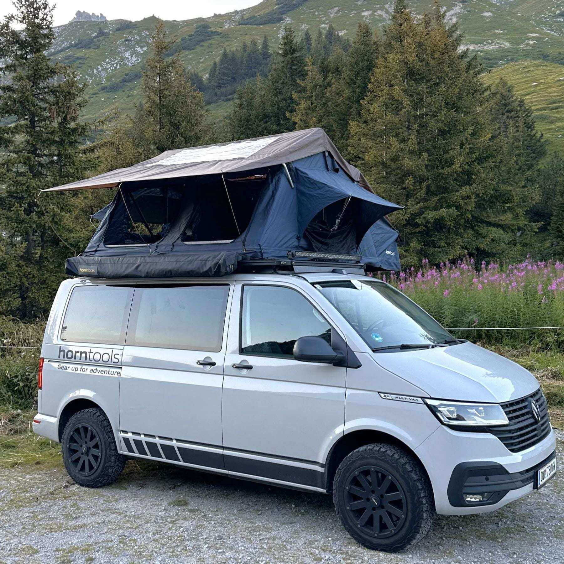 Dachzelt Elements Gen II für 4 Personen - 220 cm - Farbe Ocean