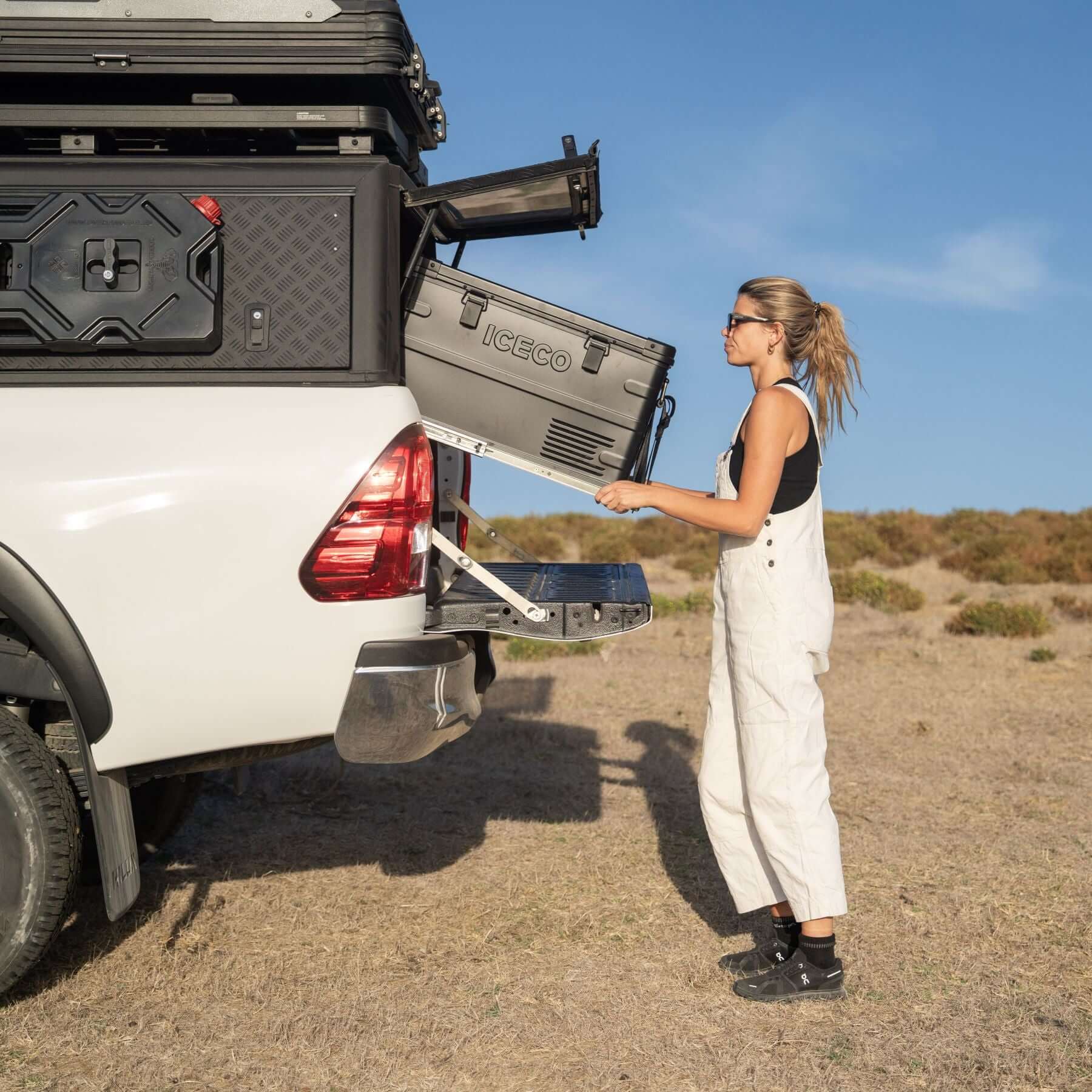 Koelbox uittrekbaar kantelbaar 796x574mm aluminium