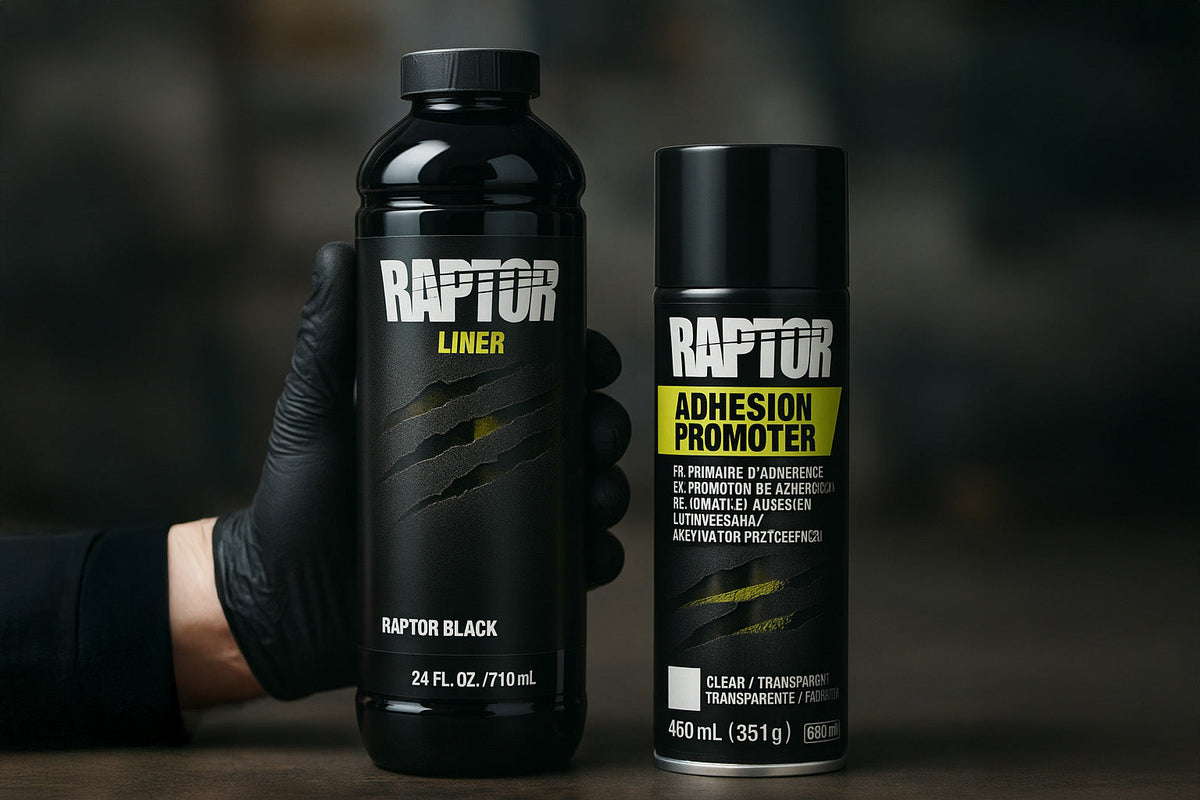 Raptor paint – roll or spray?