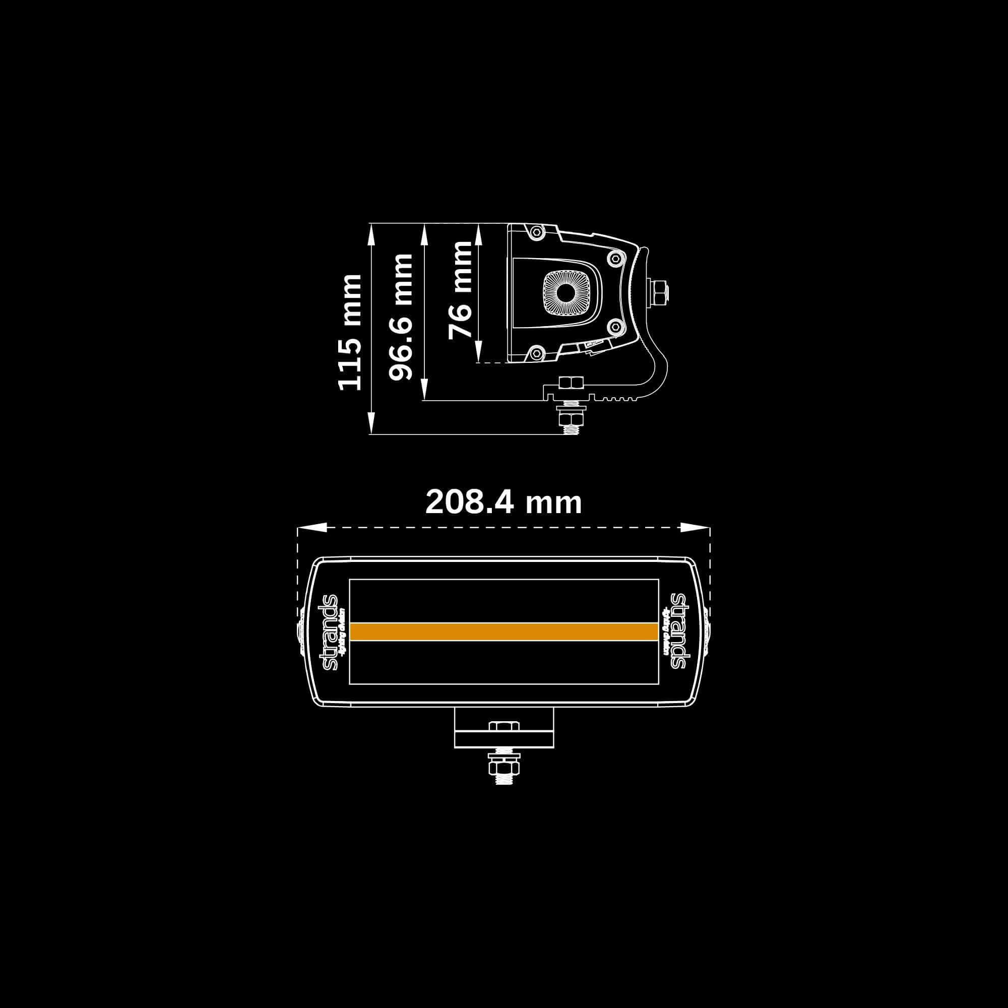 Strands SIBERIA XPA DR LED BAR 8″