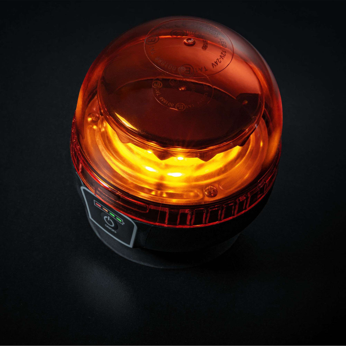 Strands BIG ENERGY PORTABLE WARNING LIGHT BEACON AMBER LENS