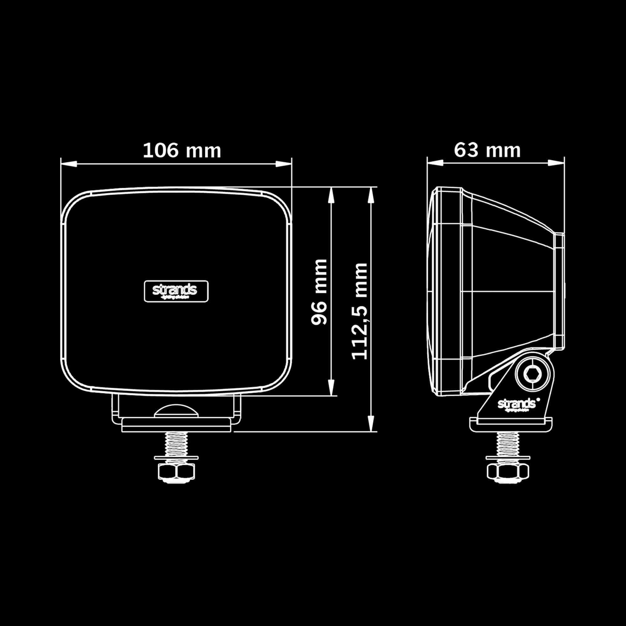 Strands IZE LED OG WORK LIGHT 42W