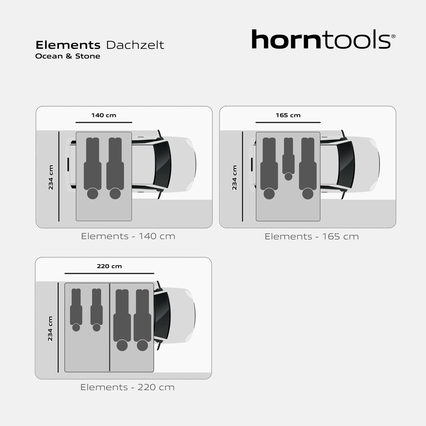 Daktent Elements - kleur Stone