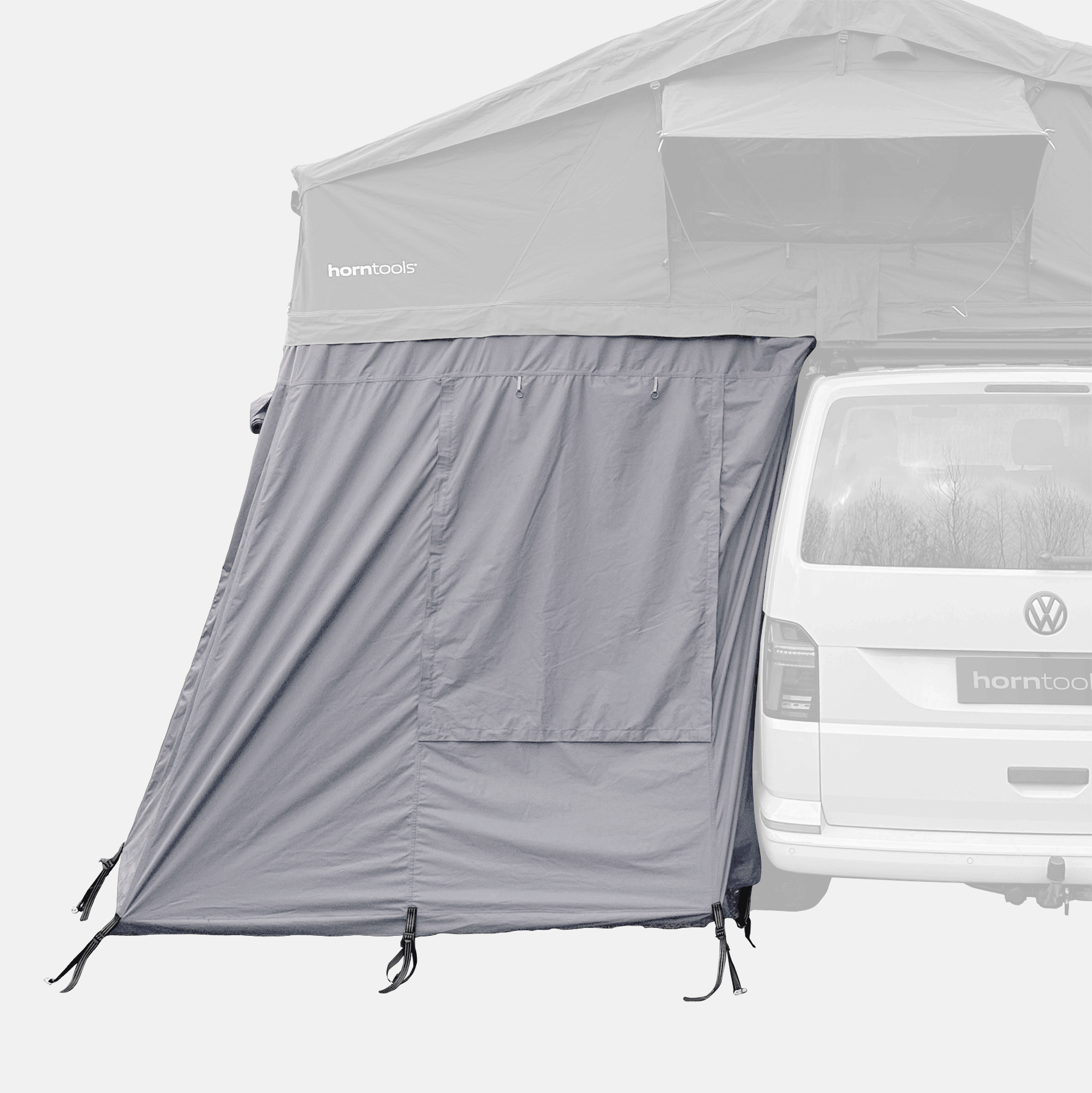 Annex room for roof tent Elements - color Stone