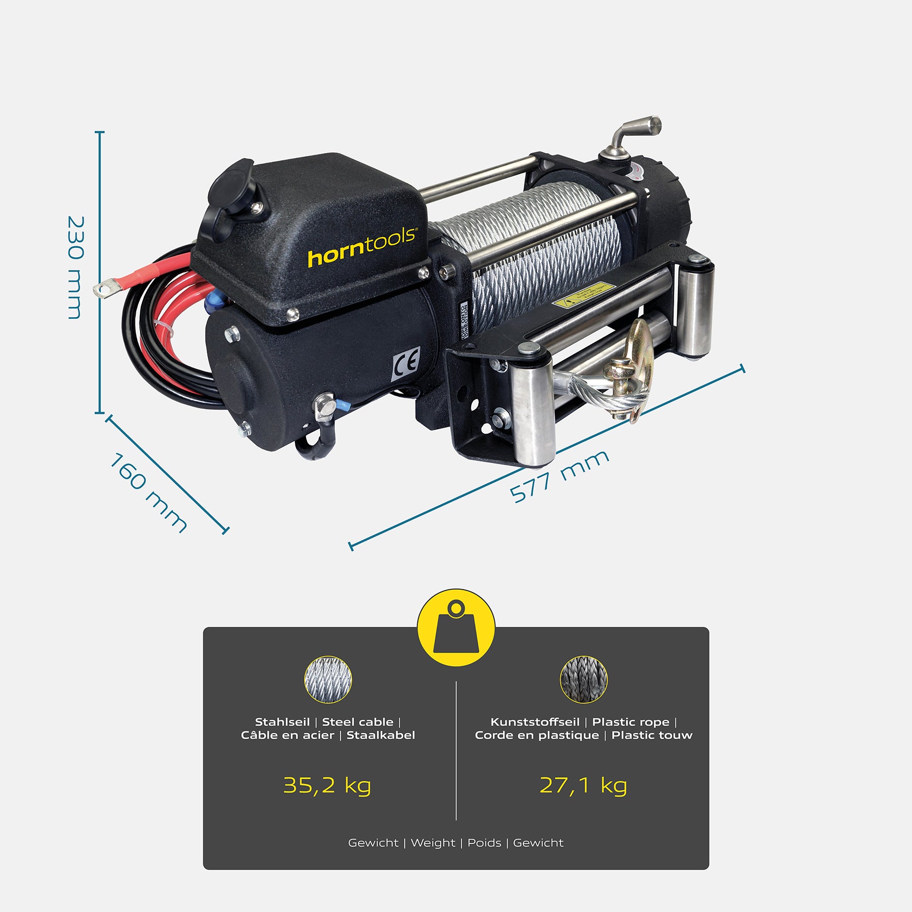 Seilwinde Alpha 5,4 Tonnen Quick