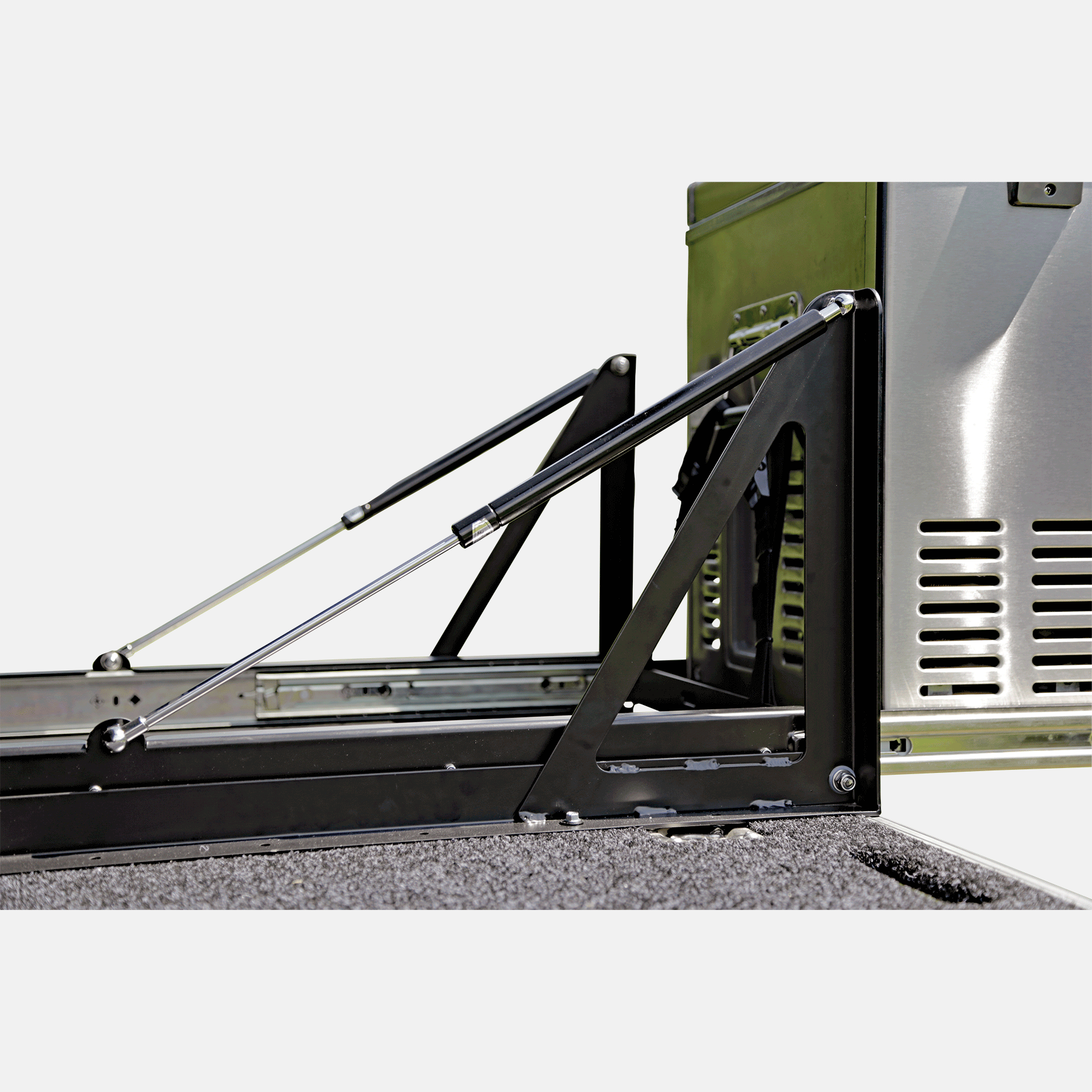 Kühlbox Auszug kippbar 750x430mm Aluminium