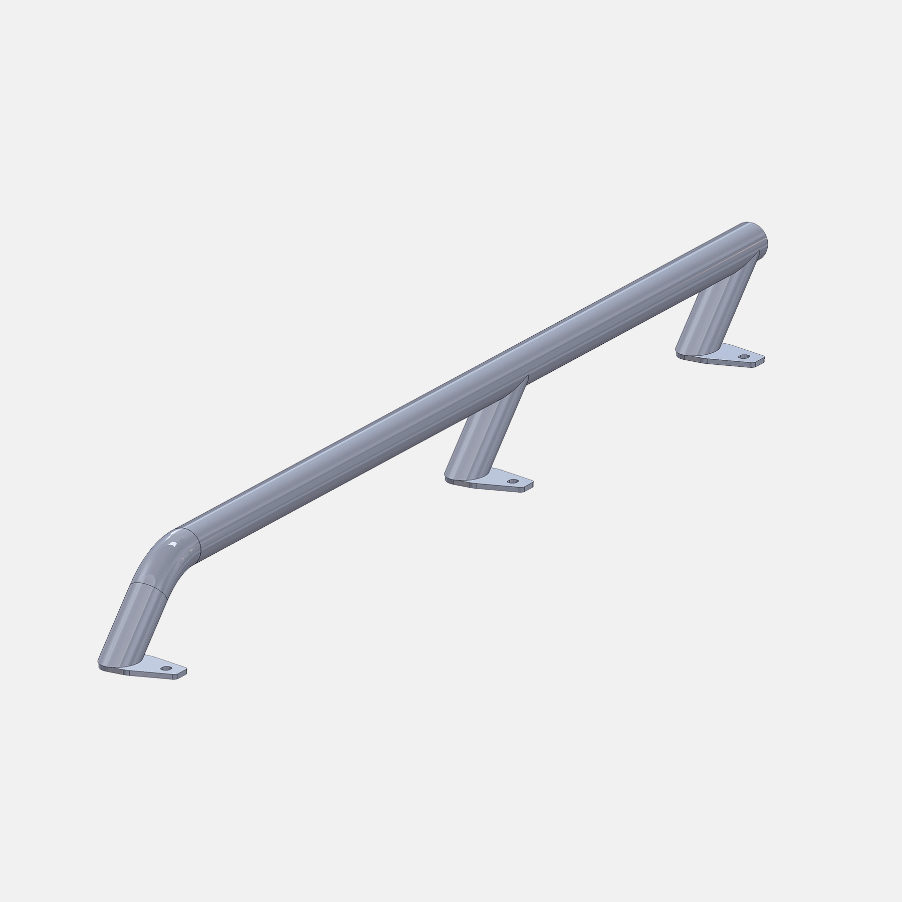 Side rail for NAVIS roof rack