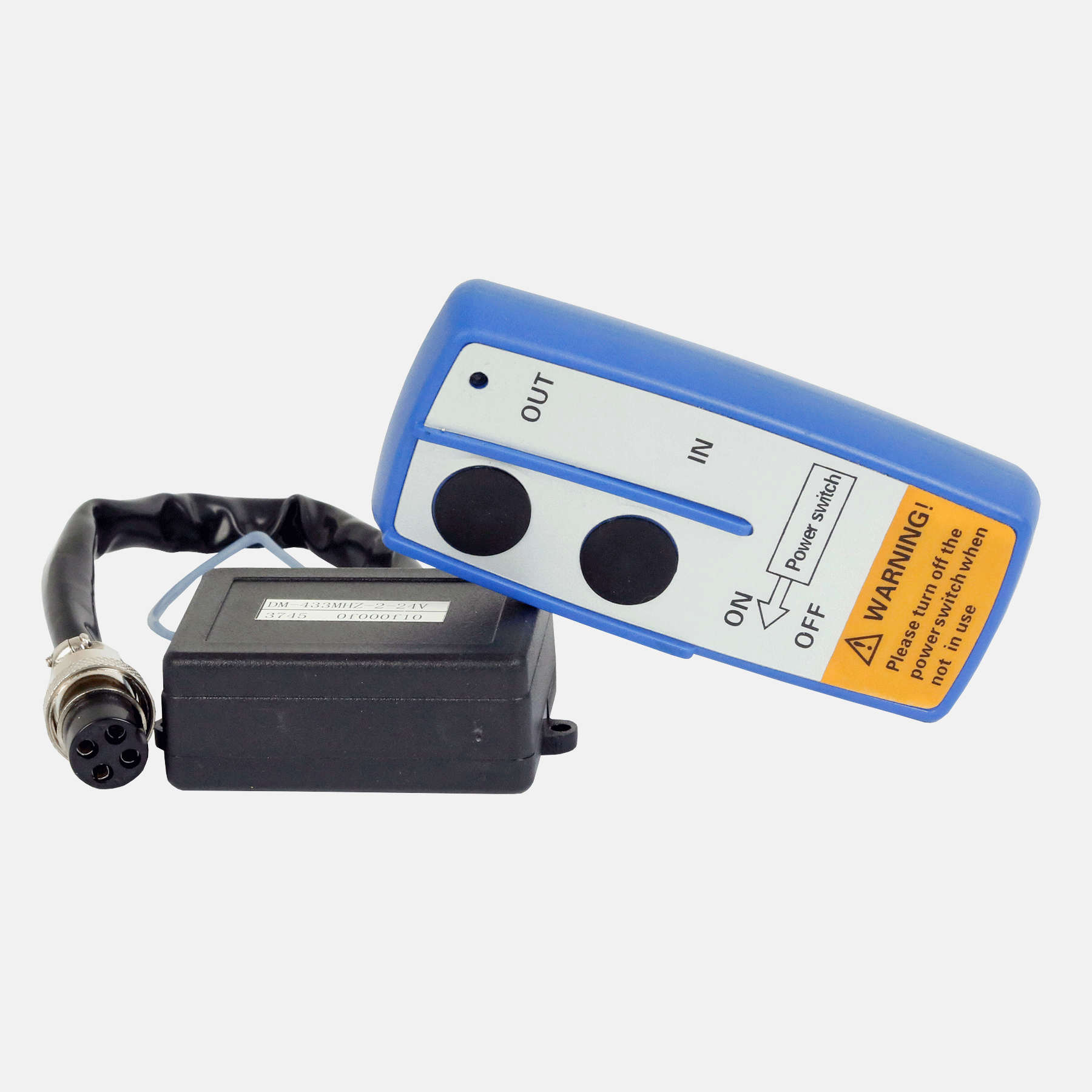 Winches radio remote control 12V/24V for hydraulic HHP series