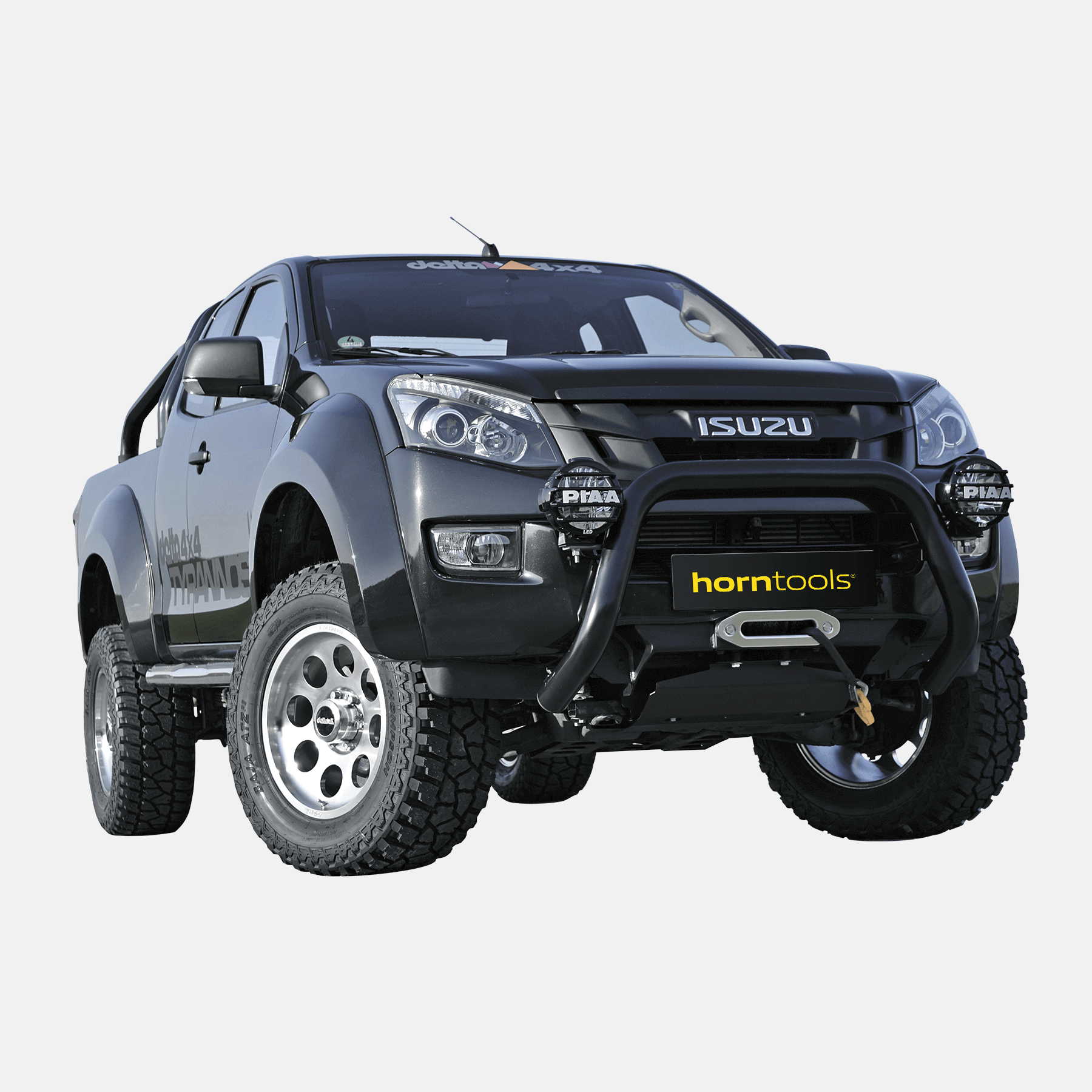 Winch system Alpha for Isuzu D-Max year 2007 to 2017 - 4.3 tons