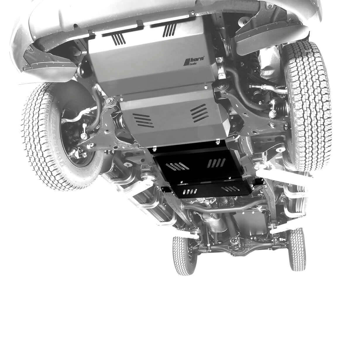 Unterfahrschutz Komplett Automatik Set für Fiat Fullback ab Bj. 2015