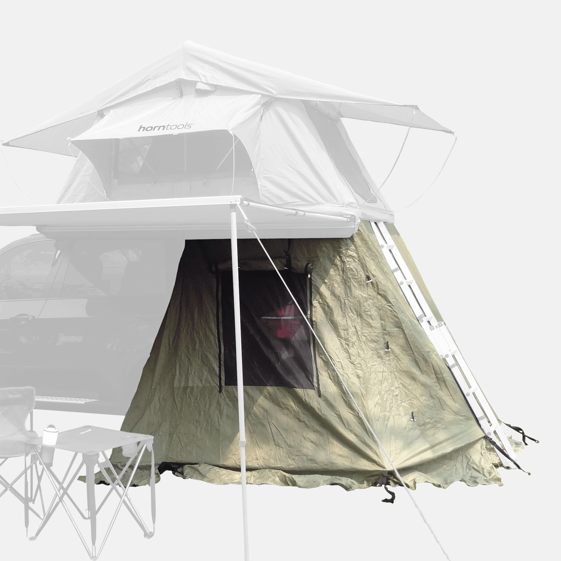 Annex room for roof tent Trapper Joe 140cm