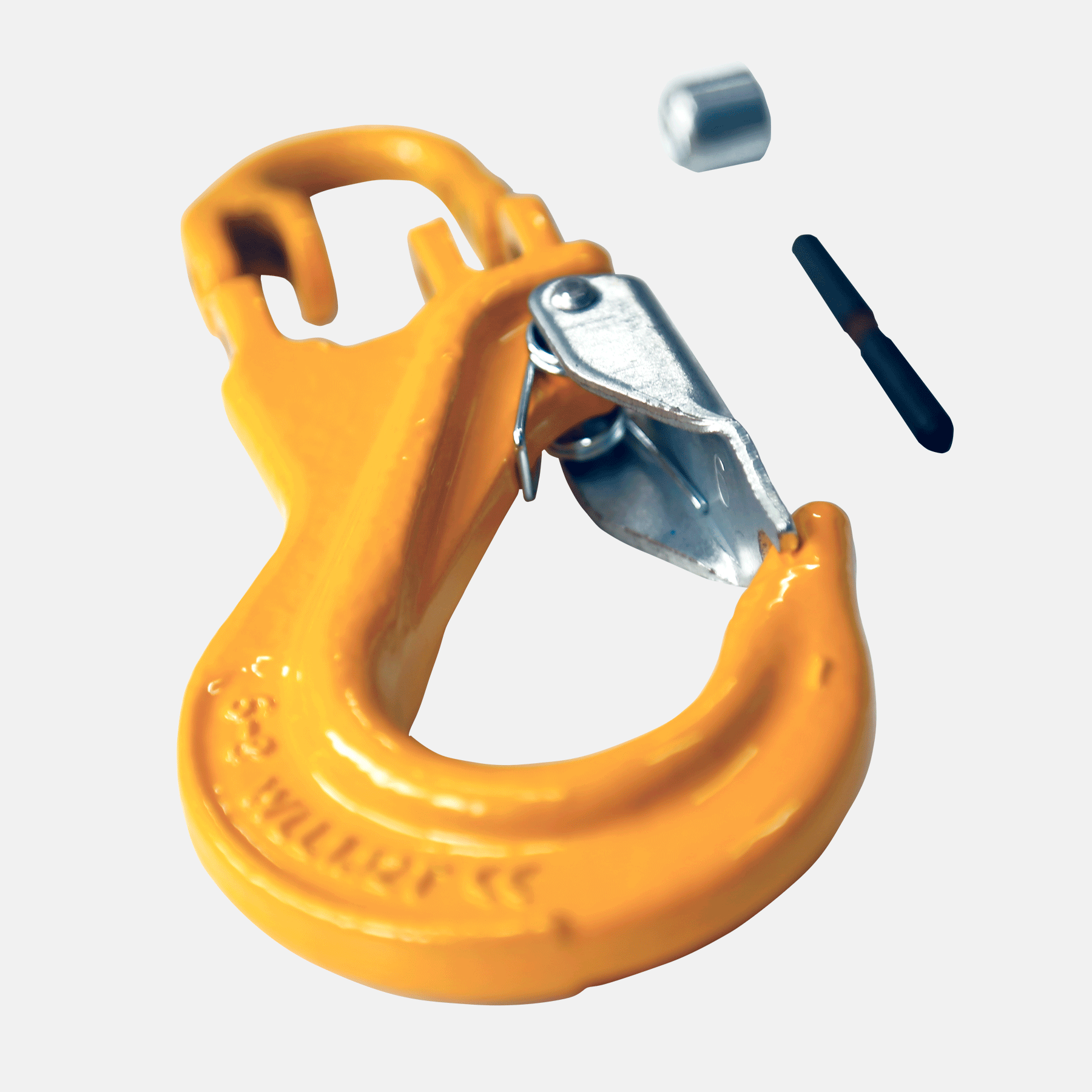 Winch hook for synthetic ropes 4 tons breaking load