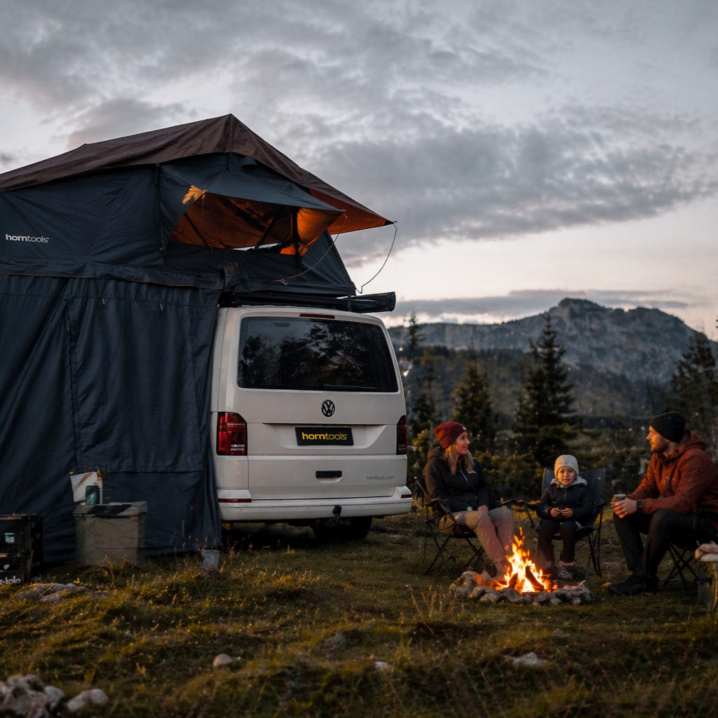 Dachzelt Elements Gen II für 3 Personen - 165 cm - Farbe Ocean